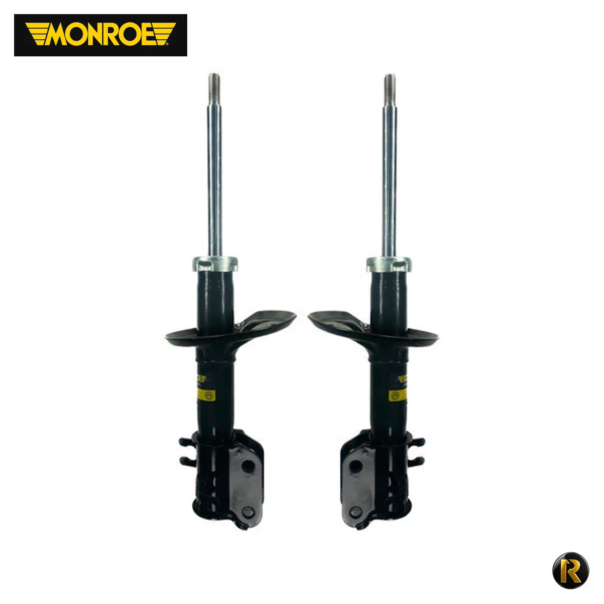 Kit x2 de amortiguadores delanteros Monroe para Chevrolet Spark 2008 a 2010, con marca Monroe y sello REMBERT