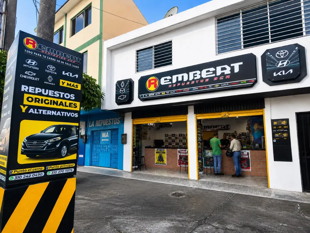 Fachada Sede Principal Rembert Repuestos BCA - Barrancabermeja